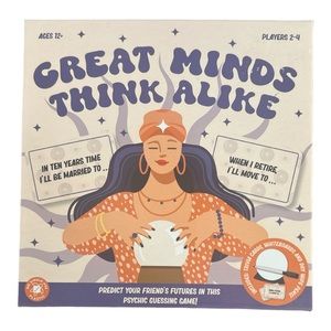 GREAT MINDS THINK ALIKE Psychic Guessing Game Ages 12+ Players 2-4